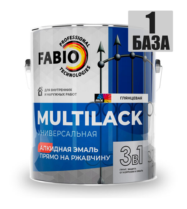 Грунт эмаль FaBio MultiLack 3 в 1 - база 1