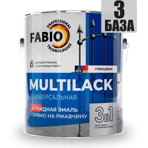 Грунт эмаль FaBio MultiLack 3 в 1 - база 3