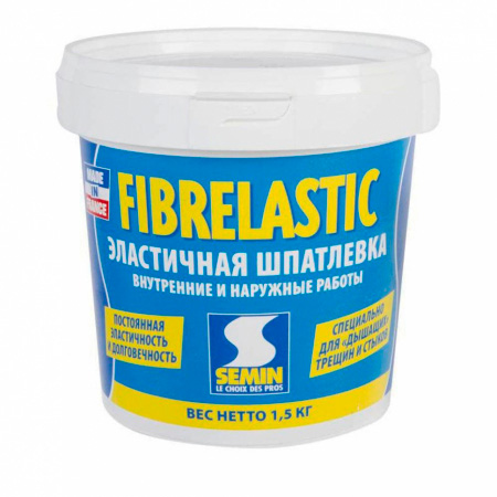 Шпаклевка SEMIN Fibrelastic 1.5кг