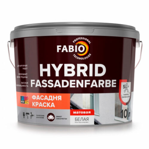 Краска силиконовая FaBio Hybrid Fassadenfarbe база 1