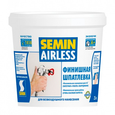 Шпаклевка SEMIN AIRLESS CLASSIC 25кг
