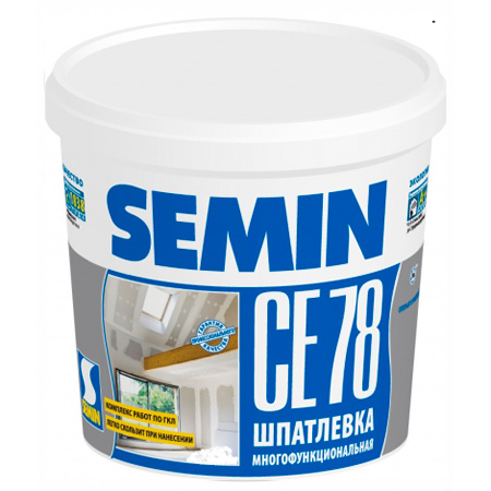 Шпаклевка SEMIN CE 78 белая крышка
